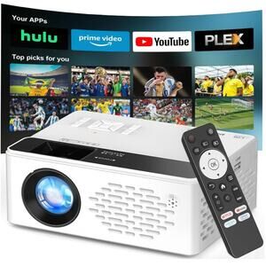 TMY Native 1080P Smart Projector WiFi Bluetooth Netflix Open Box